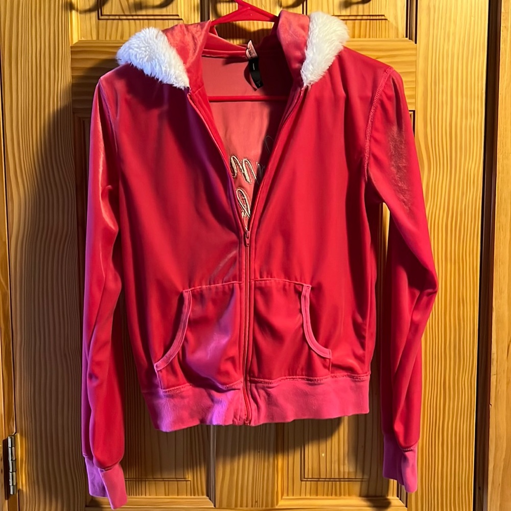 Victoria secret Santa Baby zip up